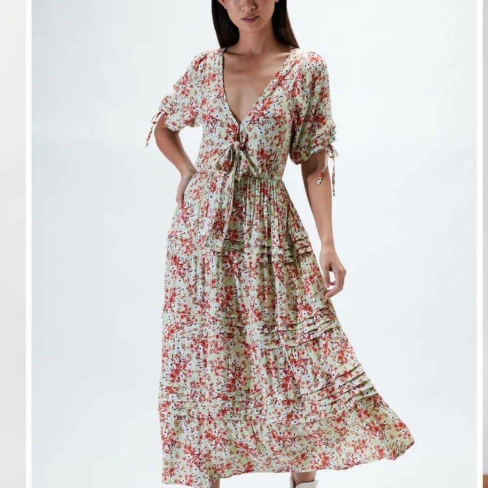 Rue Stiic Anthropologie Floral Maxi Dress